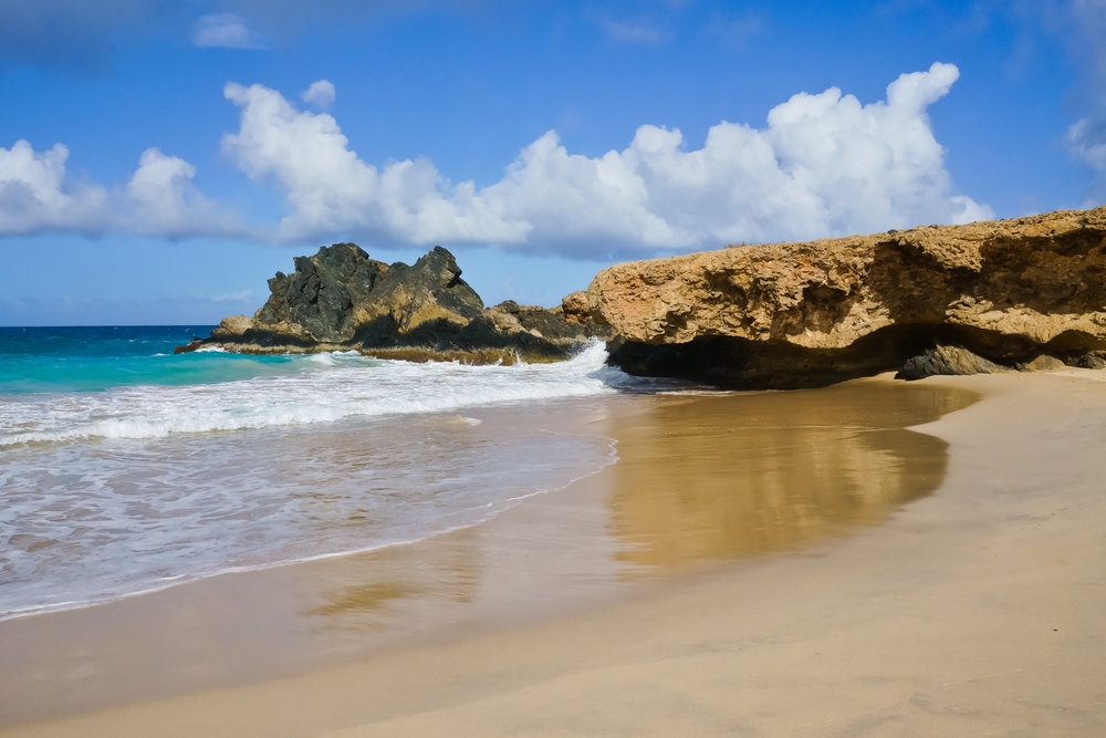 Beautiful,Rock,Formations,Andicuri,Beach,Aruba