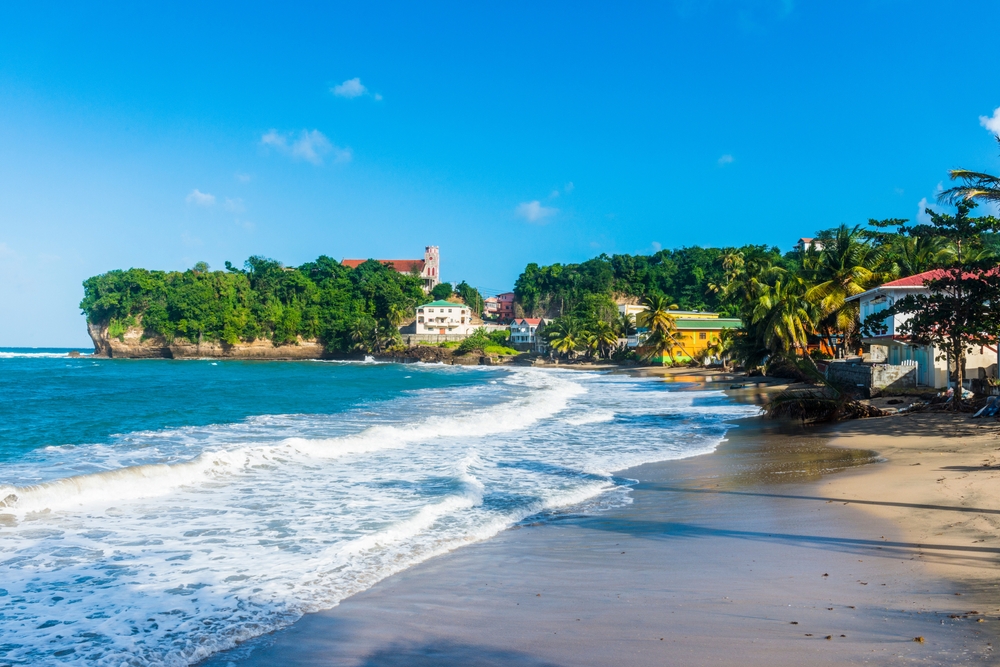 The,Beach,And,Town,Of,Sauteurs,,Grenada,,Windward,Islands,,West