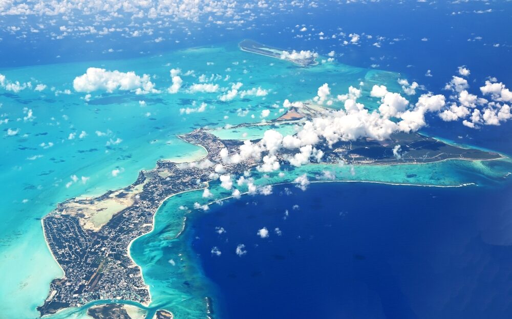 Aerial,View,Of,The,Turks,And,Caicos,Islands