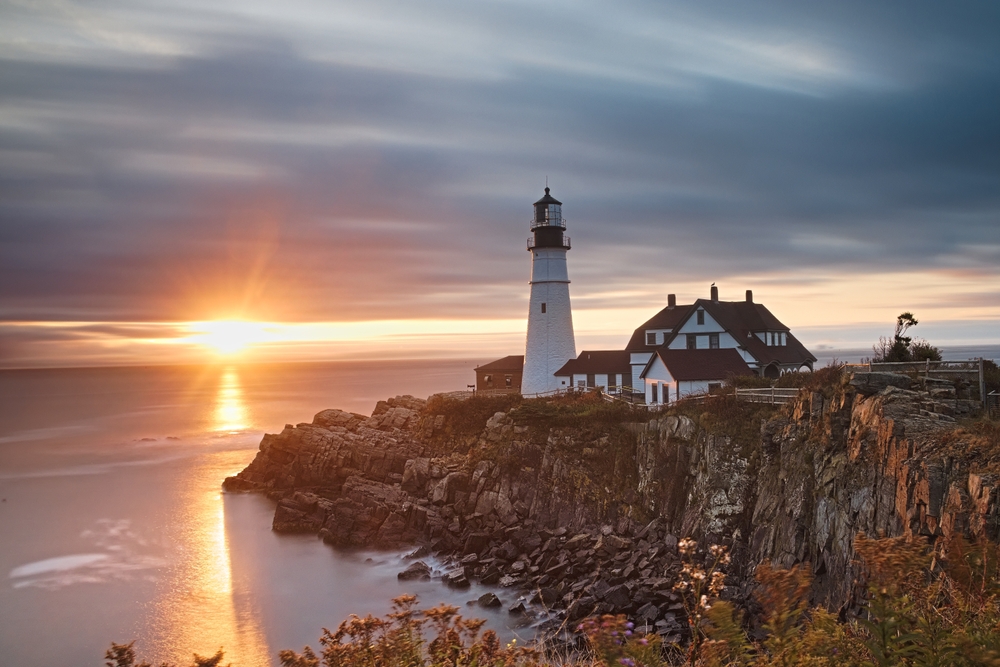 Lighthouses,Of,Maine,,Us,,New,England